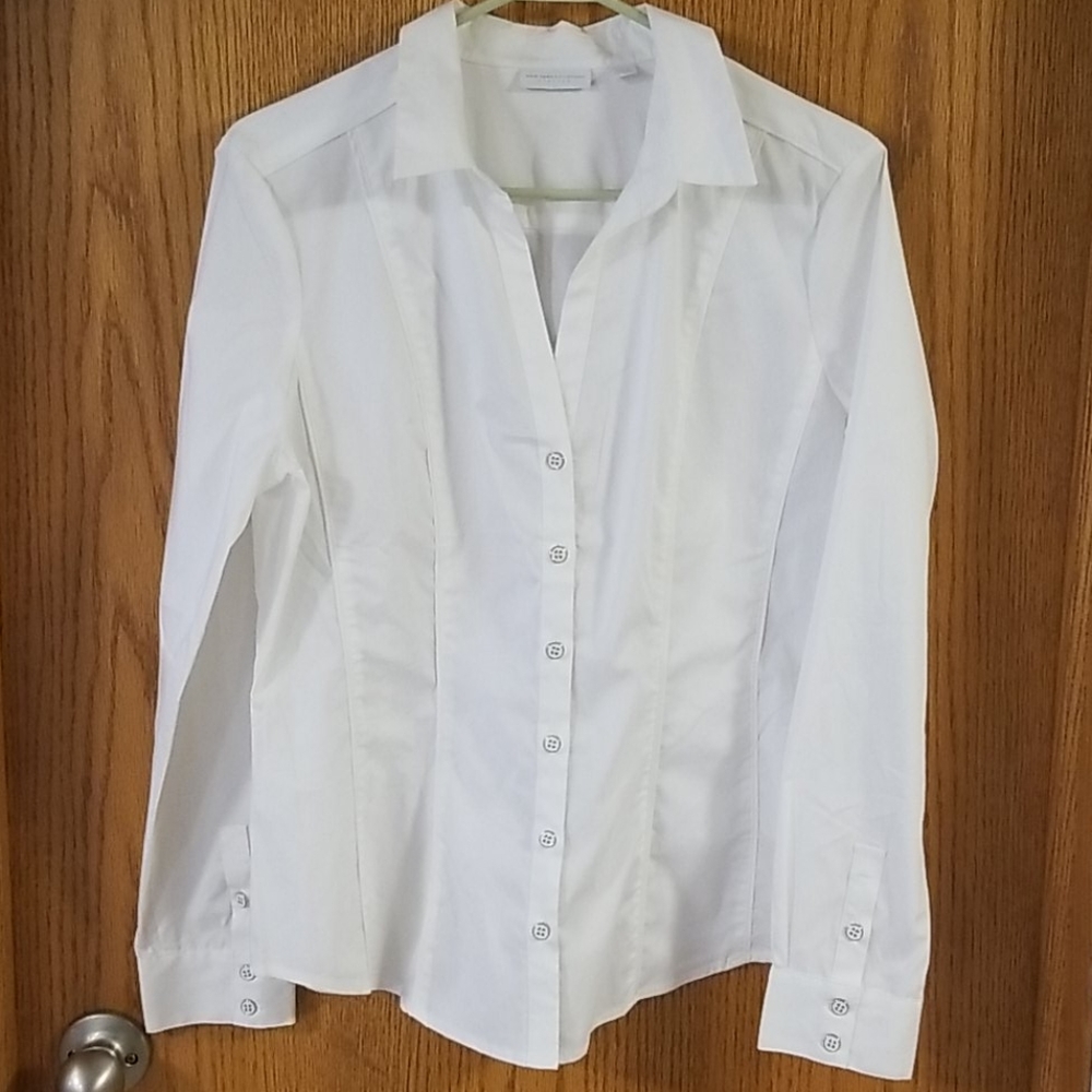 New York & Co button down dress shirt Size Large